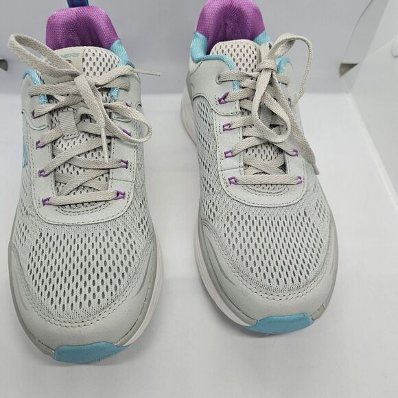 Skechers Shoes Relaxed Fit D'Lux Walker Infinite Motion Sneakers Size 9 Gray - Picture 2 of 11